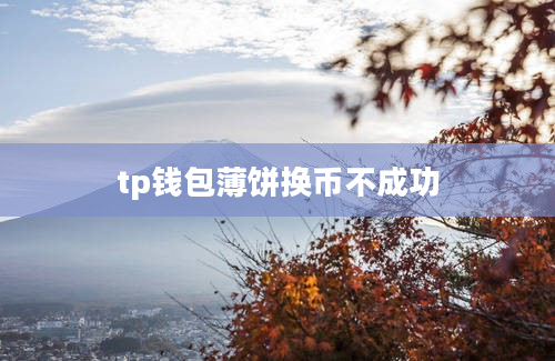 tp钱包薄饼换币不成功