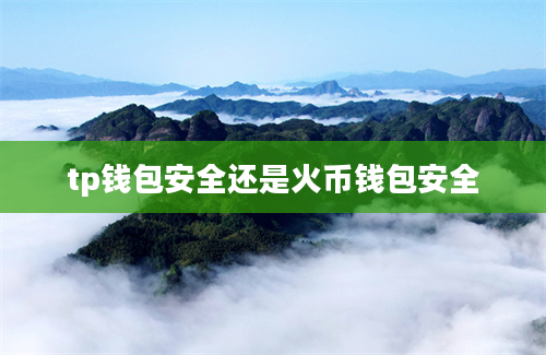 tp钱包安全还是火币钱包安全