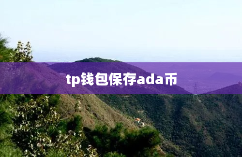 tp钱包保存ada币