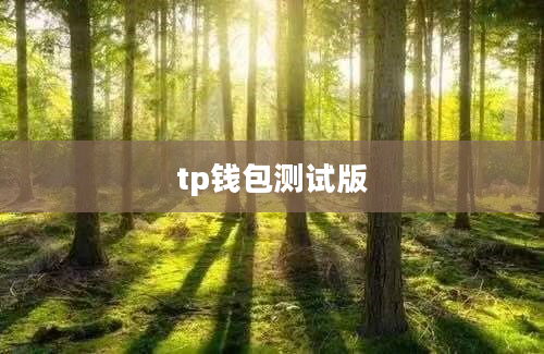 tp钱包测试版