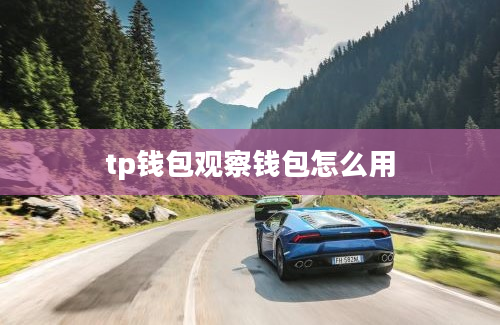 tp钱包观察钱包怎么用
