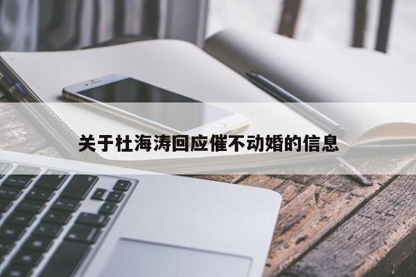 关于杜海涛回应催不动婚的信息