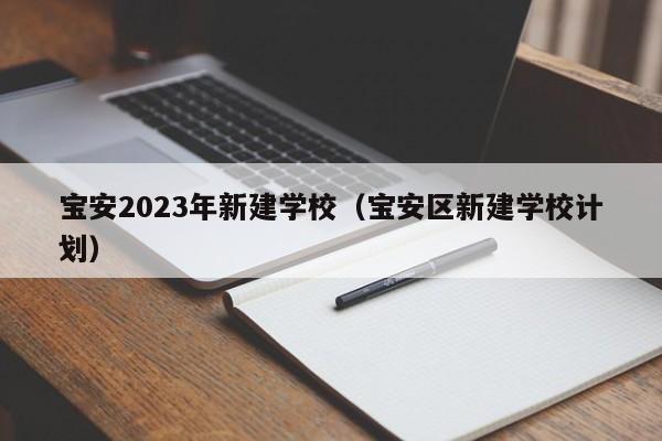 宝安2023年新建学校（宝安区新建学校计划）